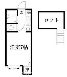 福岡県福岡市南区大楠2【アパート】の間取り