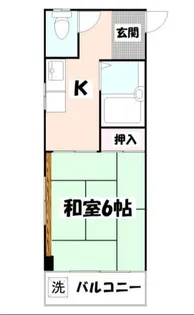 カーサダイマン【4階】の間取り