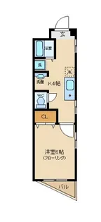 リベラルオビ【1階】の間取り