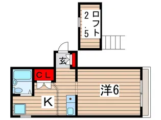 シャトル小中台【1階】の間取り