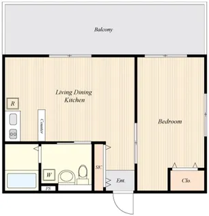 K-suite都立大学【3階】の間取り