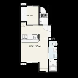 カーサビアンコ【1階】の間取り