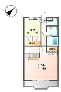 東京都八王子市丹木町1【アパート】の間取り