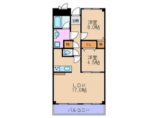 サンドミ-ル西淀【7階】の間取り