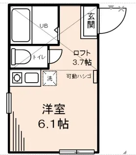 白楽ヘミングウェイ【2階】の間取り