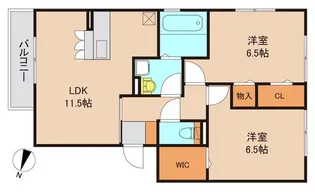 千葉県市川市原木3【アパート】の間取り
