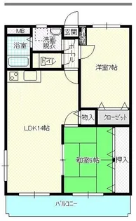 M.クラルテ【2階】の間取り