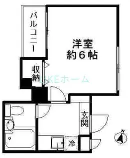 ジュネパレス船橋第3【4階】の間取り