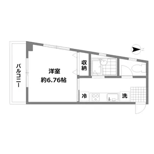 フォルトゥーナ大宮【1階】の間取り