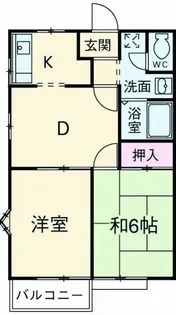 アゼリアガーデン【1階】の間取り