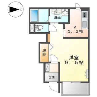 カネウロコ北矢三【1階】の間取り