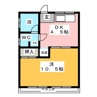 メゾン志賀【2階】の間取り