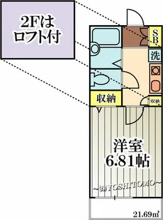 ソフィア本多4【2階】の間取り