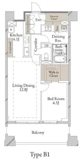 グランフィールド麻布霞町【2階】の間取り