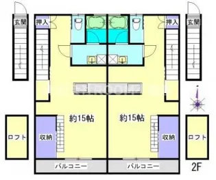 グランドウルス桜木【2階】の間取り