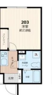 セレス池田山【2階】の間取り