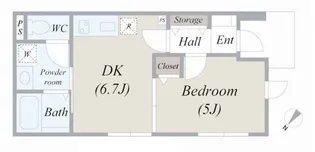 PATIO大岡山【1階】の間取り