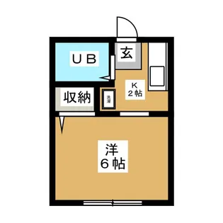 サニーコート中山II【1階】の間取り