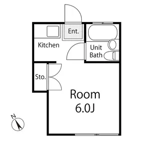 アザース愛名【1階】の間取り