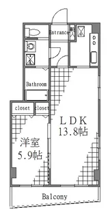 251226 レヴァンテ両国【6階】の間取り