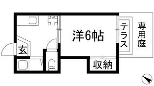 タートルハイツ【1階】の間取り