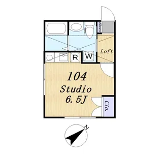 OLIVE・シャブラン横濱山手【1階】の間取り