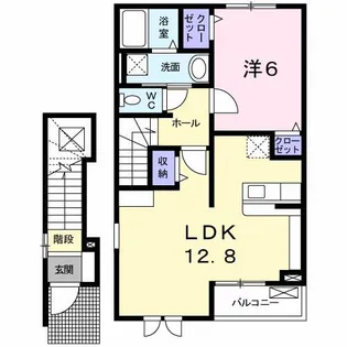 ベル・デーア【2階】の間取り