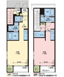 アクシィヴVIII【1階】の間取り