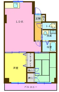 サンクス宝町【2階】の間取り