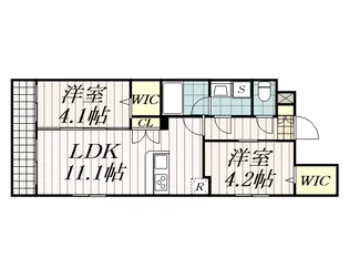 エクサ・スタチオ(Eksa・Stacio)【3階】の間取り