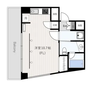 ドゥ・クオーレ【4階】の間取り