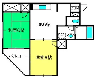 シティプラザ宮原【2階】の間取り