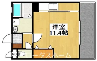 クラルテディヴァイン【3階】の間取り
