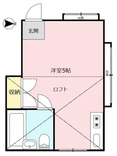 トキワハイム早稲田1号館【1階】の間取り