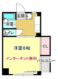 エバーグリーン永吉【3階】の間取り