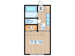リ-ベンスホワイト【1階】の間取り