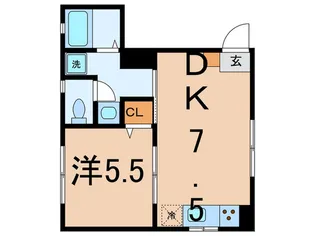 Kメゾン5【2階】の間取り