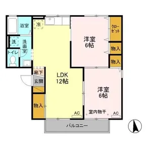 グレイスエステートB【2階】の間取り