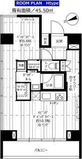ステージファースト後楽園【6階】の間取り