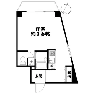 かすがマンション初台【6階】の間取り