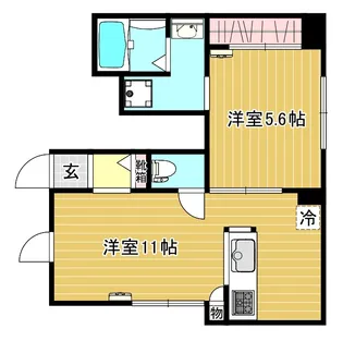ラディーチェ目黒緑が丘【1階】の間取り