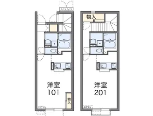 レオネクスト石原B【1階】の間取り