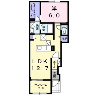 エテルノ アルバ【1階】の間取り