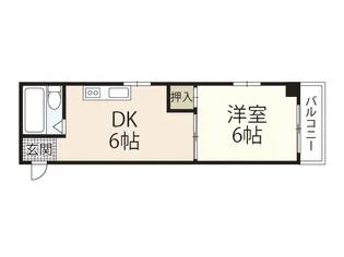 第三山本ビル【4階】の間取り
