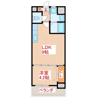 加治屋町MSH【7階】の間取り