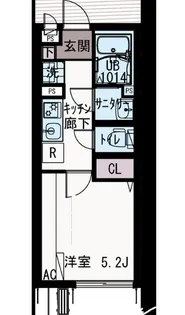 IXO国分北【1階】の間取り