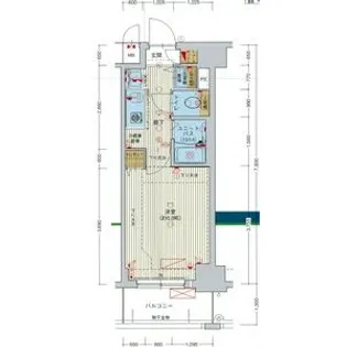 ライジングコート名古屋駅前東【7階】の間取り