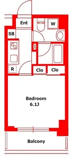 グリフィン川崎・西口シティプラザ【2階】の間取り