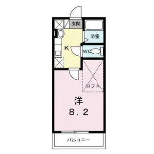 ベルグランデ和多田【1階】の間取り