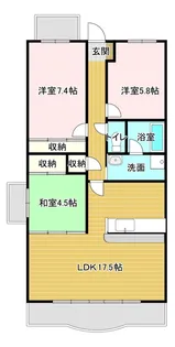 アリエル【3階】の間取り
